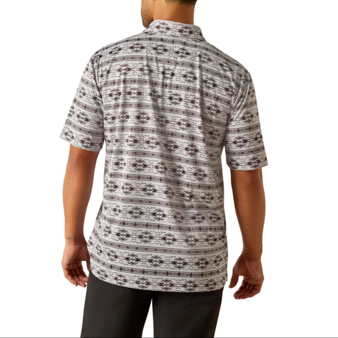 Polo imprimé aztèque pour homme Ariat