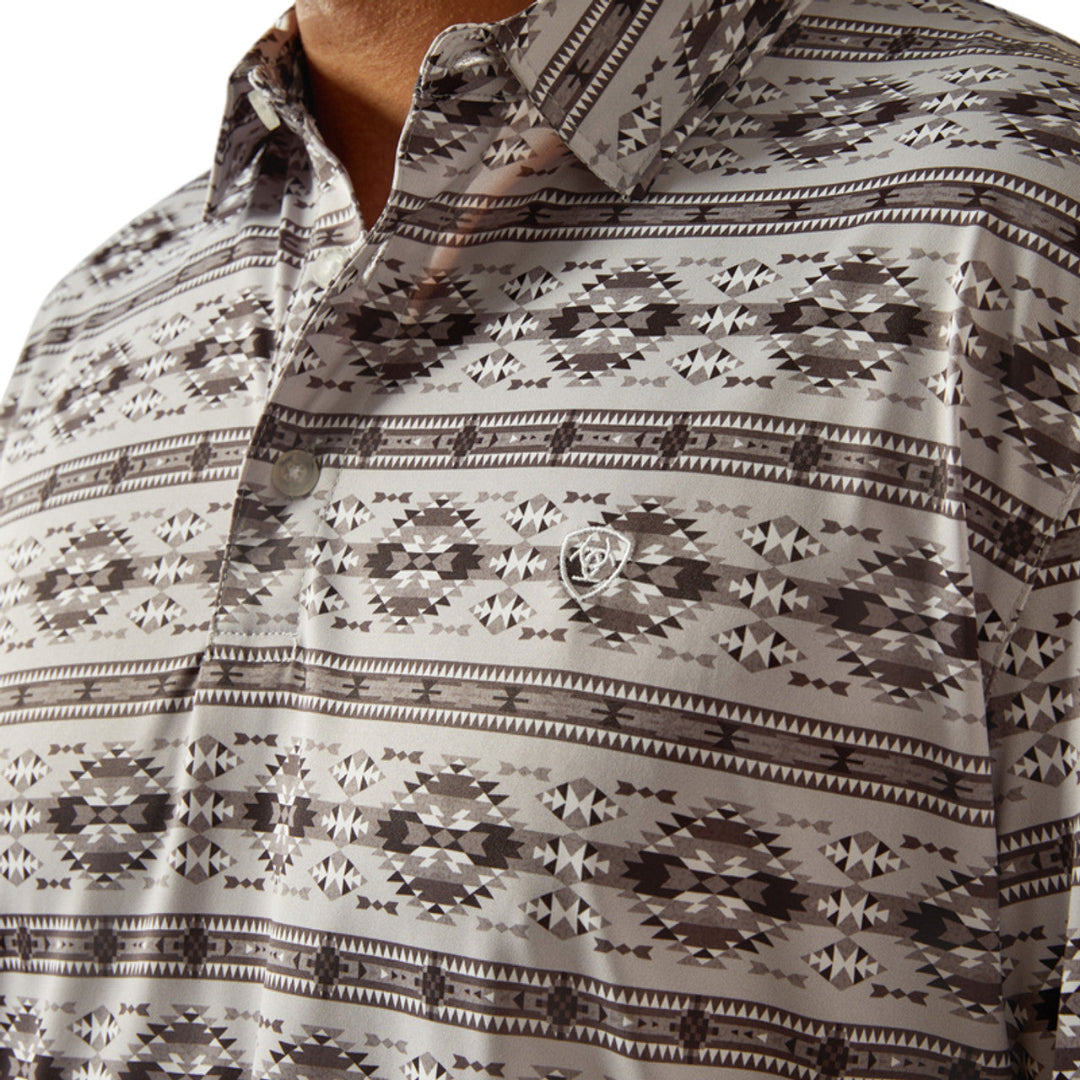 Polo imprimé aztèque pour homme Ariat