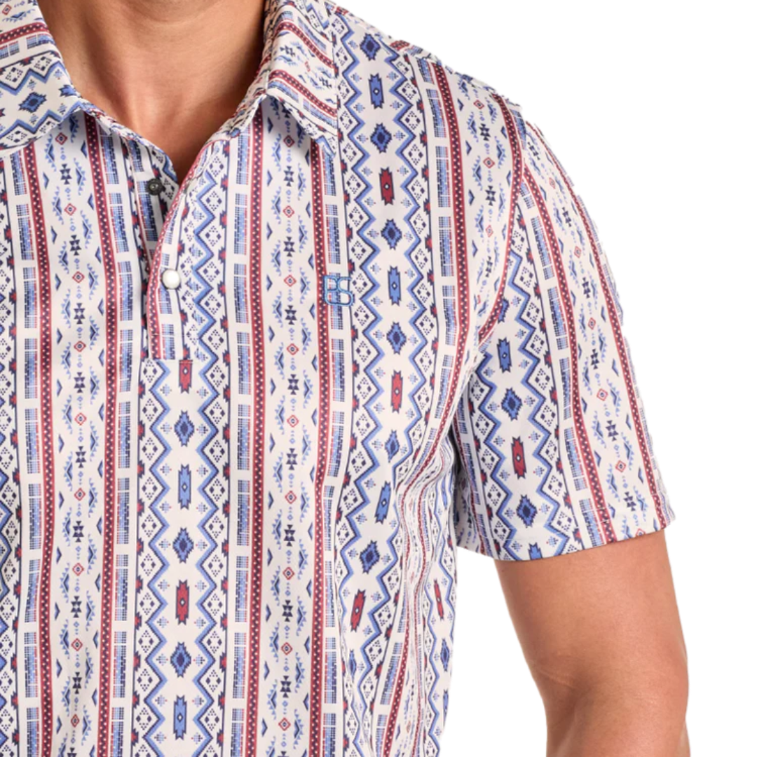Panhandle Men's Southwestern Aztec Performance Polo