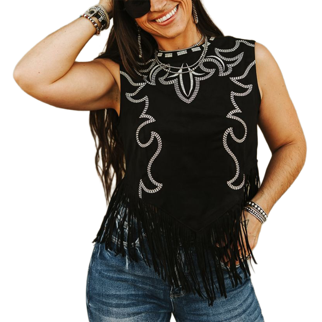 Lucky & Blessed Women's Fringe Top