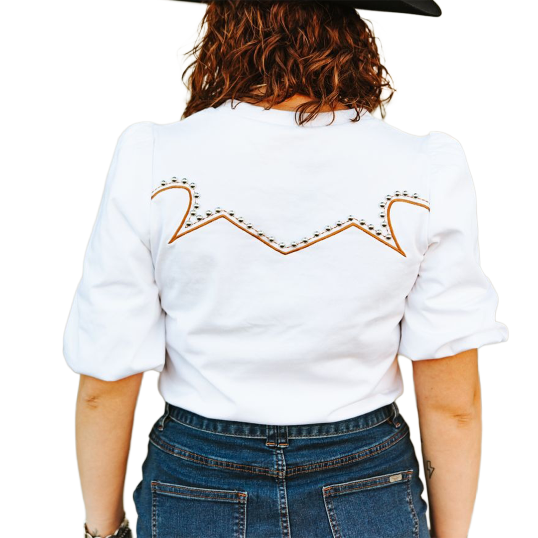 Lucky & Blessed Women's Puff T-shirt