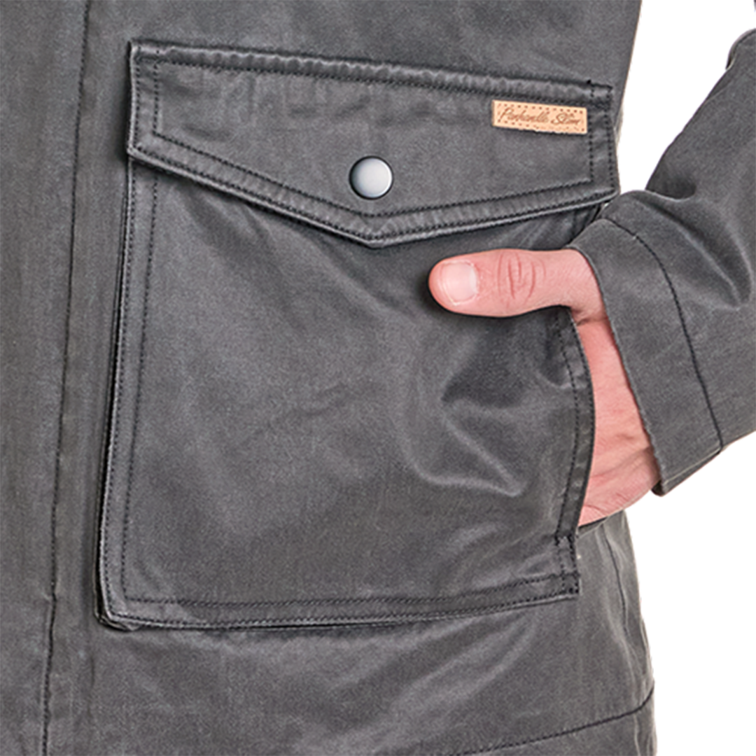 Powder River Outfitters Men's Oil Skin Coat
