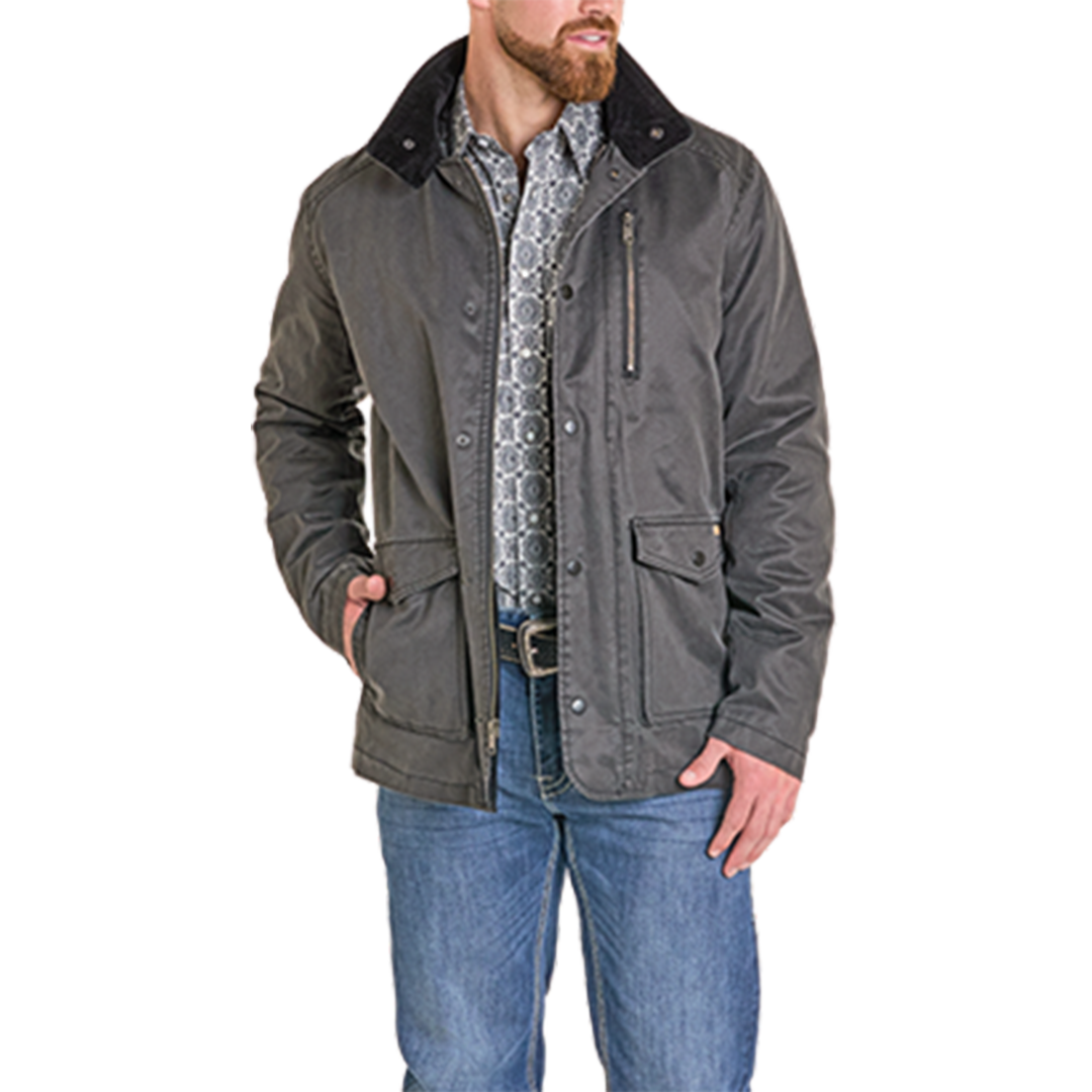 Powder River Outfitters Men's Oil Skin Coat