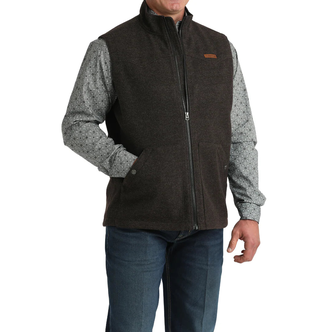 Cinch Men's Fleece Zip Vest