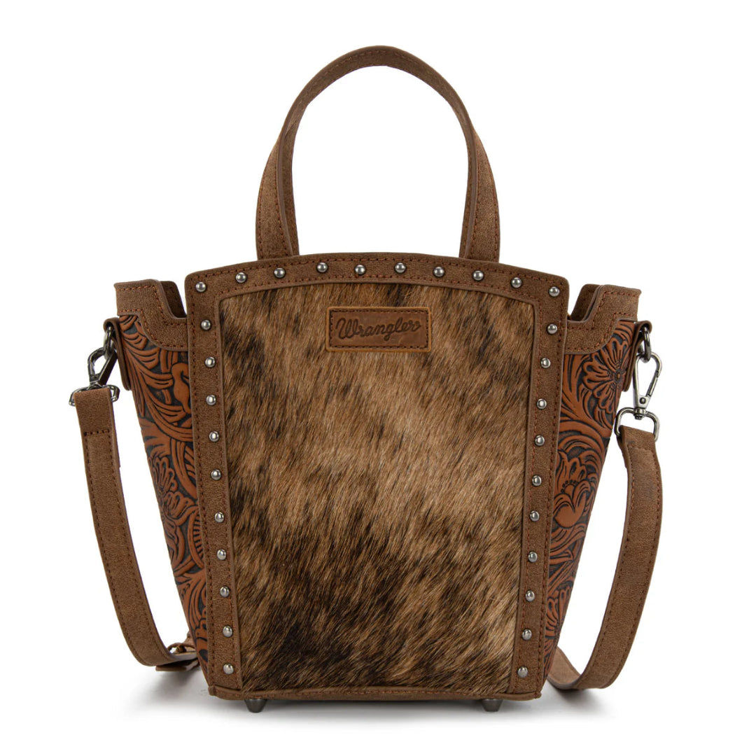 Wrangler Genuine Hair-On Cowhide Crossbody