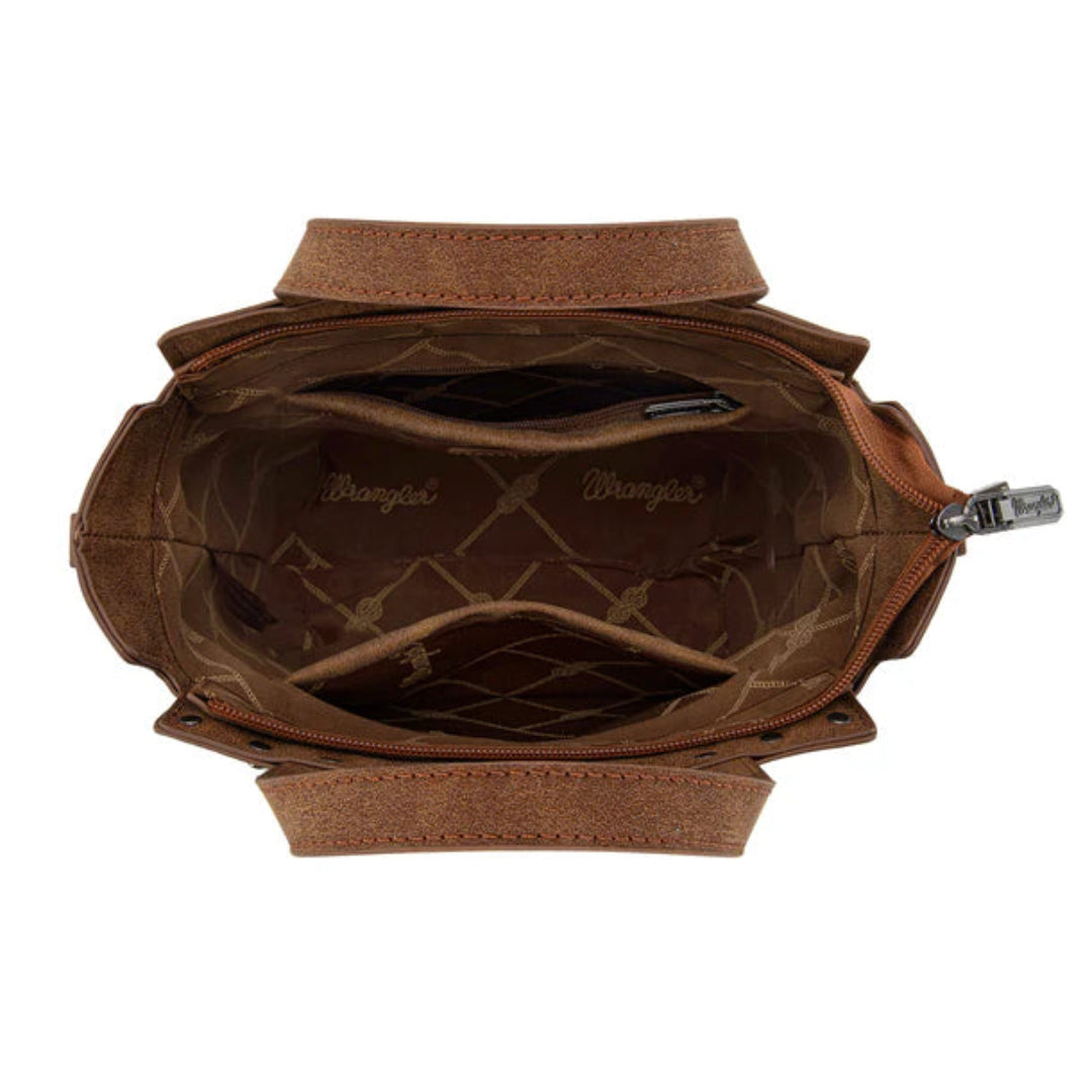 Wrangler Genuine Hair-On Cowhide Crossbody