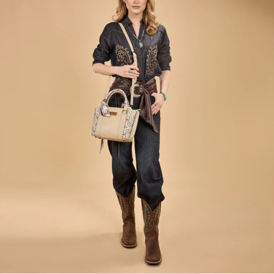 Sac cabas grand format à boucle Wrangler pour femme