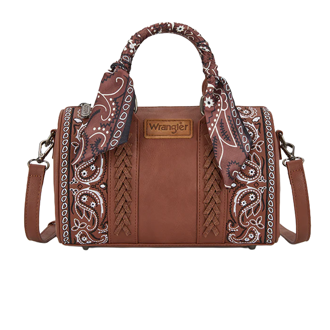 Wrangler Women's Braided Desert Paisley Handbag Collection