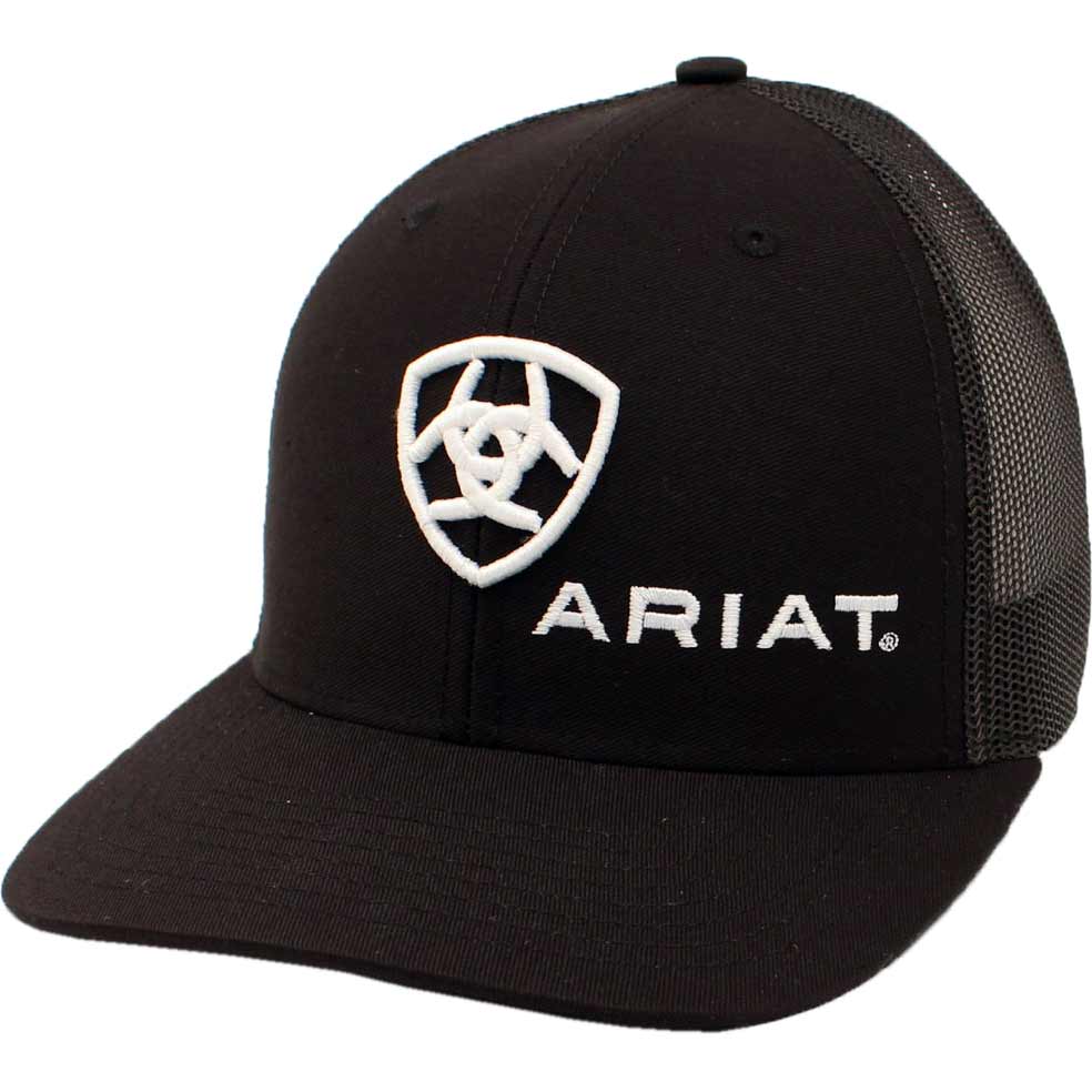 Ariat Men's Logo Patch Snap Back Cap