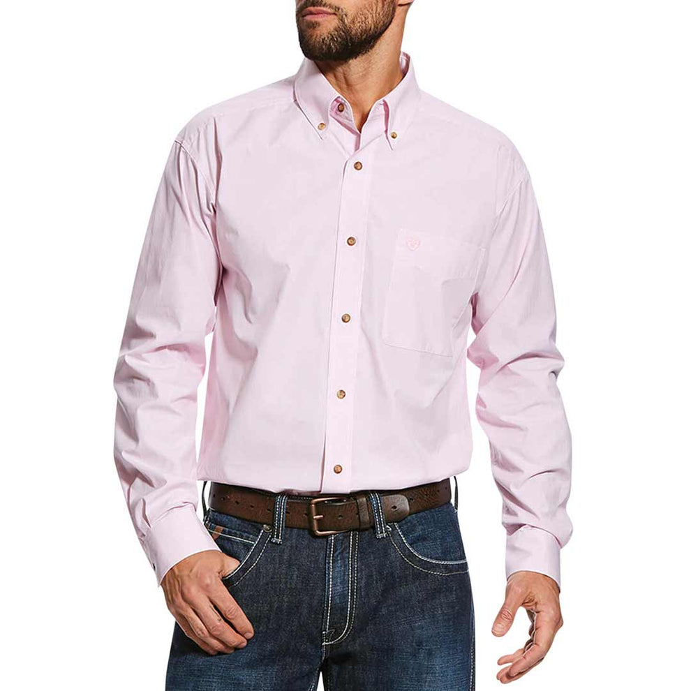 Ariat Men's Pro Series Dayne Mini Stripe Button-Down Shirt