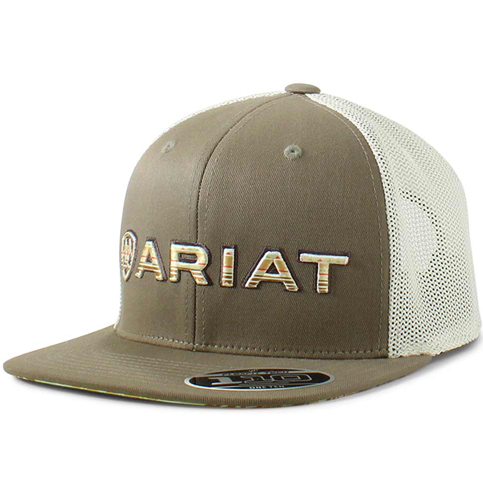 Ariat Men's Serape Logo Embroidered Snap Back Cap