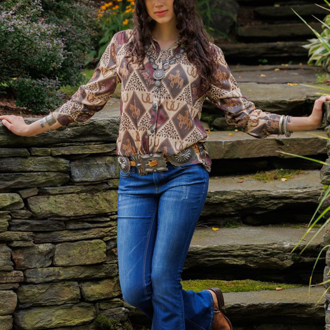 Tasha Polizzi Women's Bonnie Long Sleeve Blouse