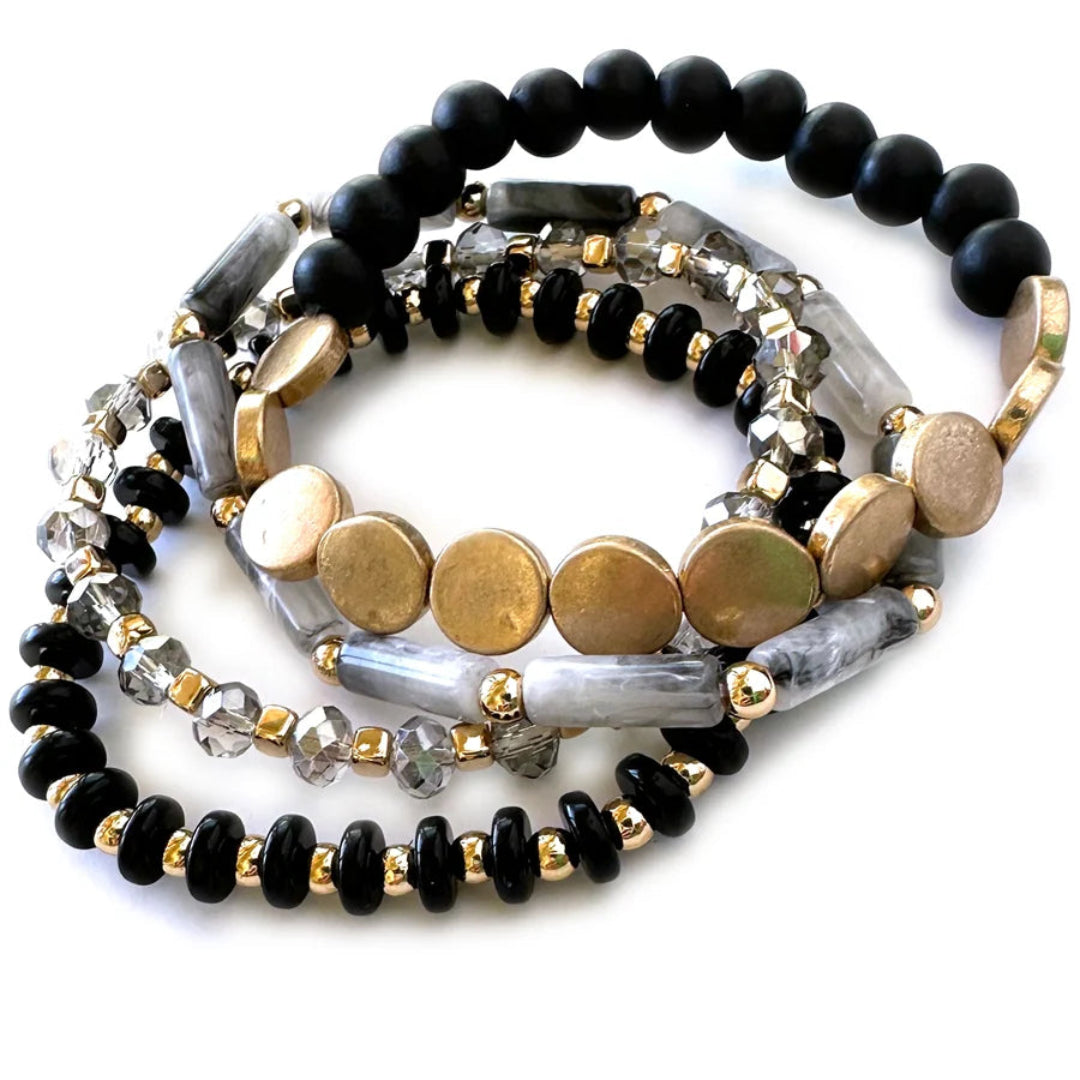 Wyo Horse Women's 4 Layered Beaded Bracelets