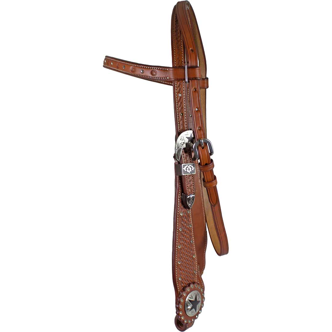 Cowboy Collection Basketweave Starbuck Headstall