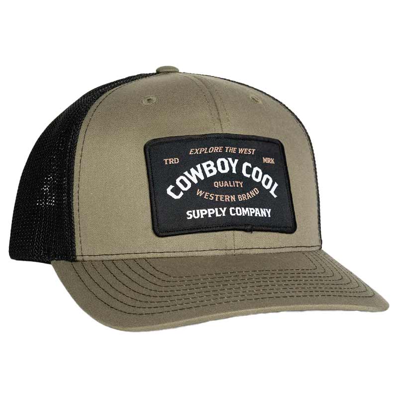 Cowboy Cool Men's Western Reserve Snap Back Trucker Cap