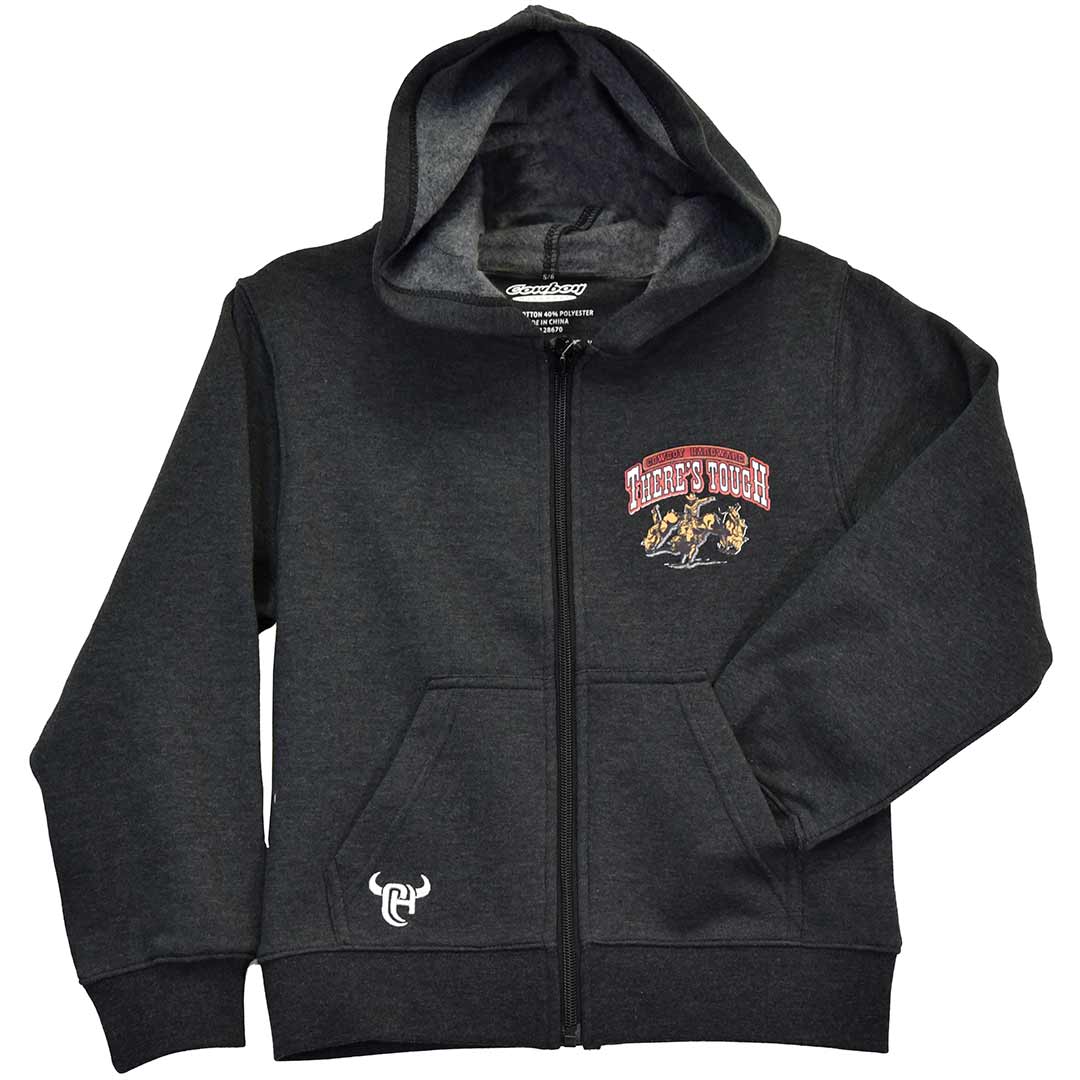 Cowboy Hardware Boys' There's Tough Full Zip Hoodie
