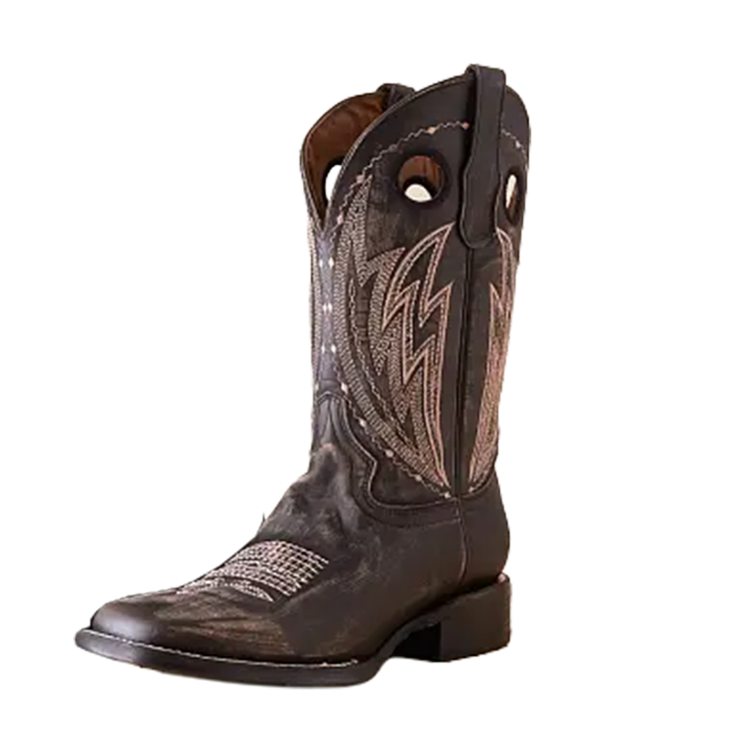 Circle G Men's Distressed Leather Cowboy Boot
