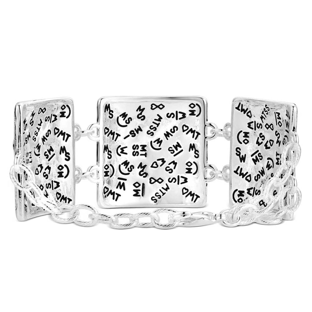 Montana Silversmiths Women's Ranch House Floral Bracelet