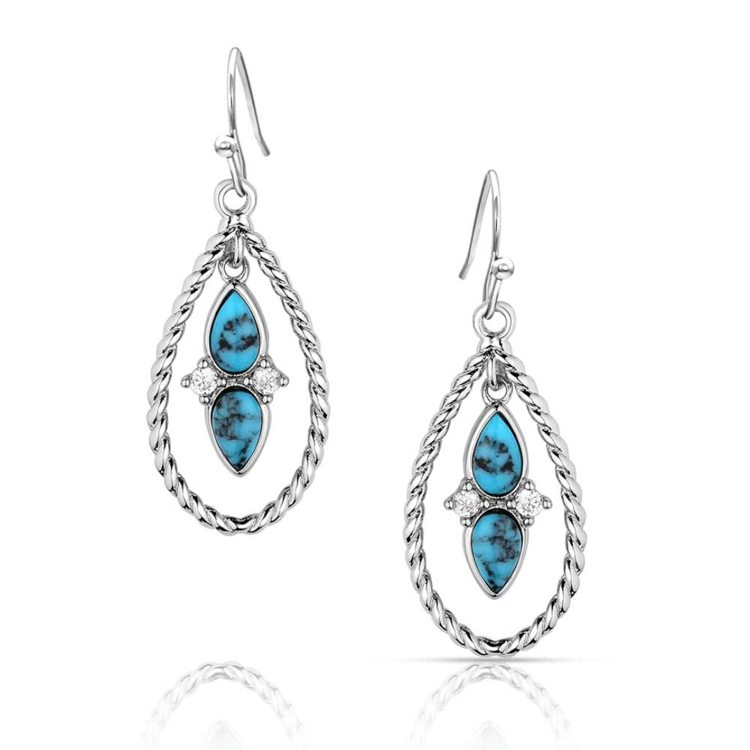 Montana Silversmith's Women's Moonlit Ocean Turquoise Earrings