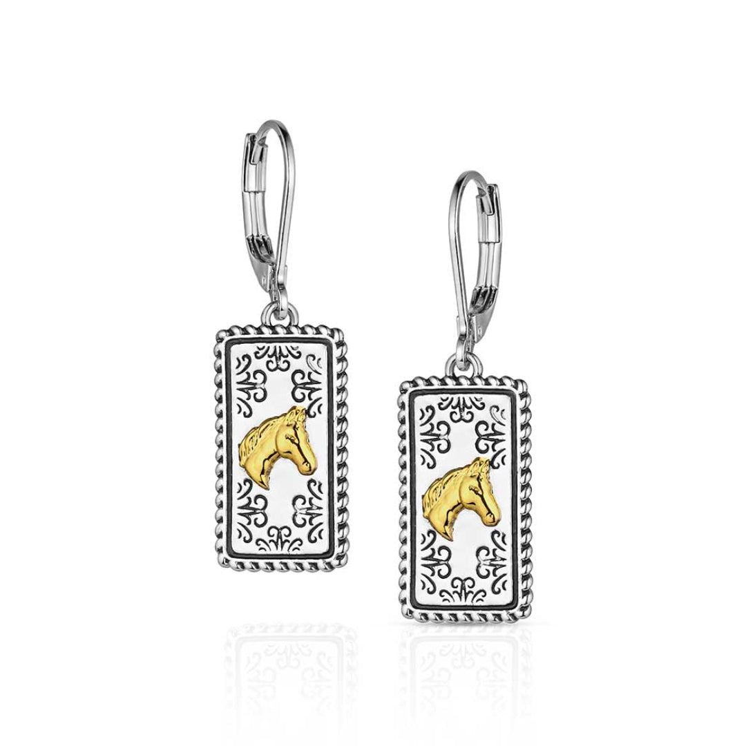 Montana Silversmith's Women's Regal Rider Earrings
