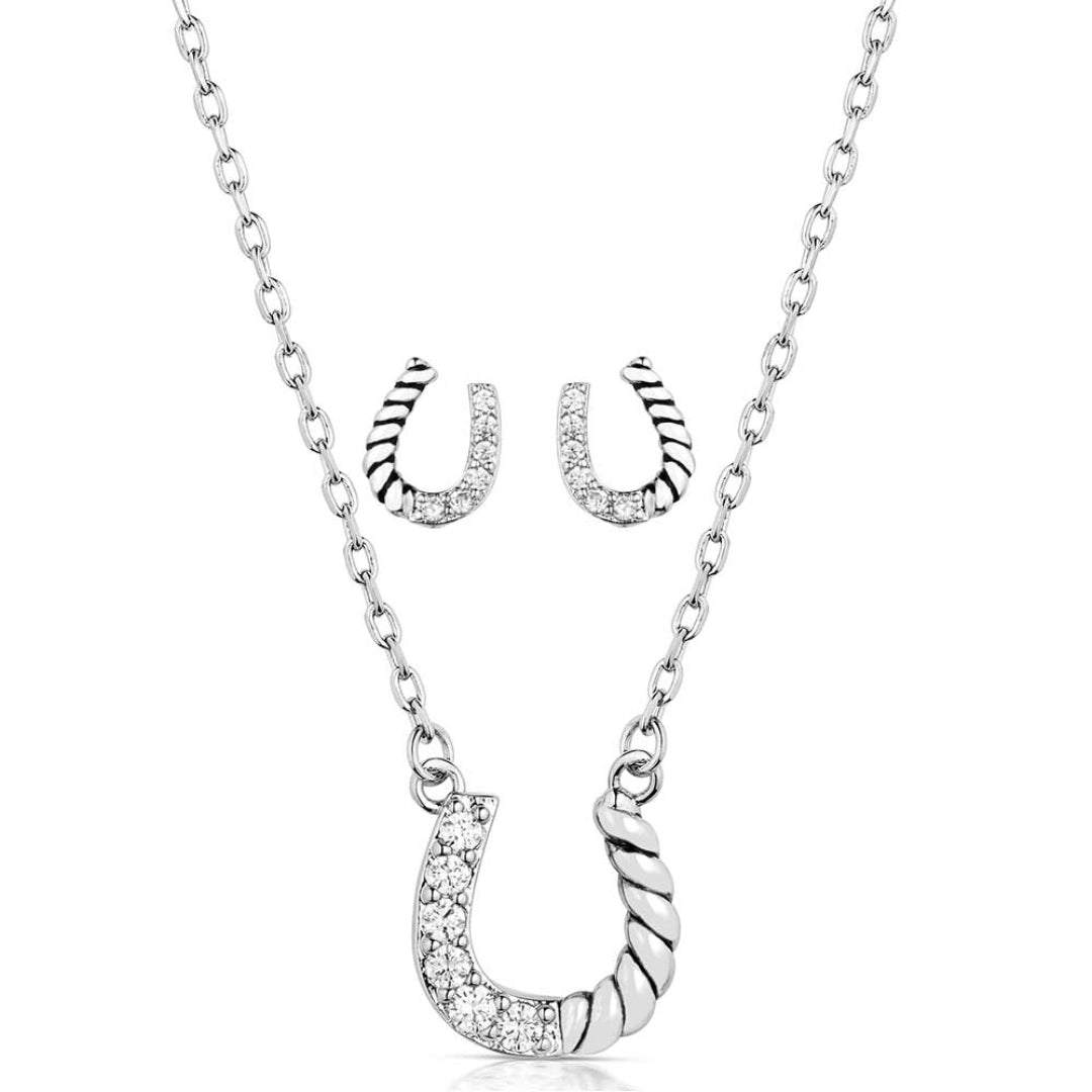 Parure de bijoux pour femme Montana Silversmiths Roping Luck