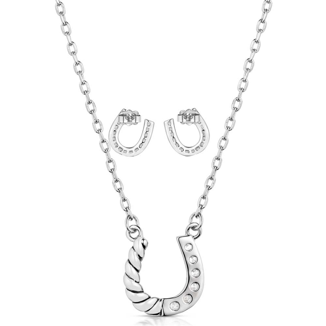 Parure de bijoux pour femme Montana Silversmiths Roping Luck
