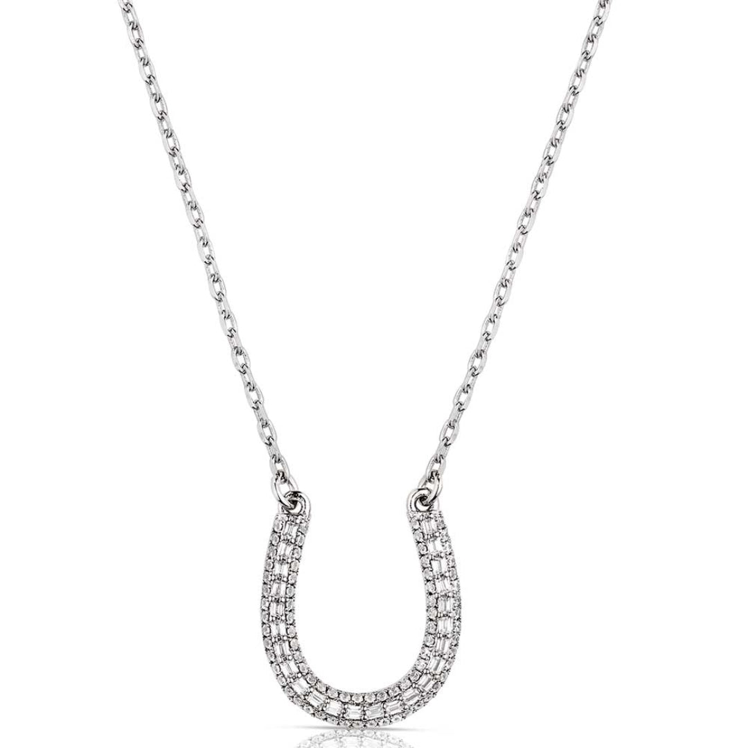 Collier de Montana Silversmiths pour femme en cristal Frosted Luck