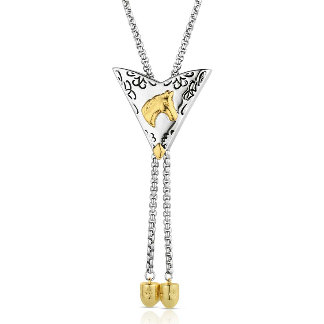 Montana Silversmiths Women's Regal Rider Bolo Necklace