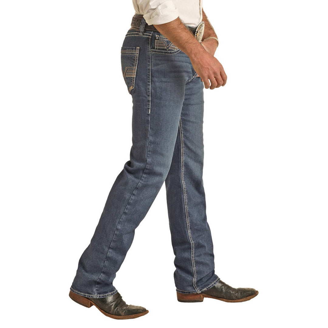 Rock & Roll Denim Men's Vintage Slim Straight Jeans
