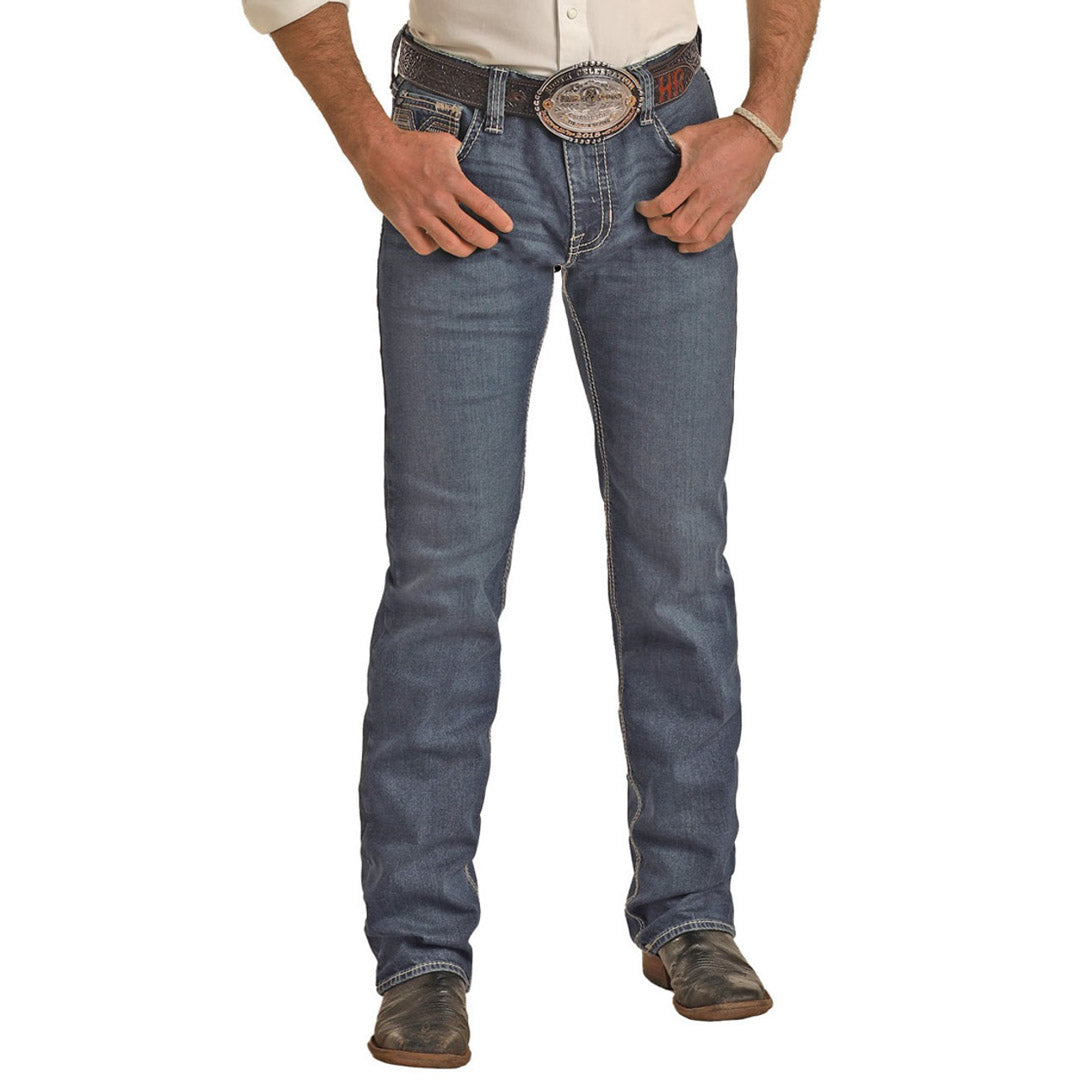 Rock & Roll Denim Men's Vintage Slim Straight Jeans