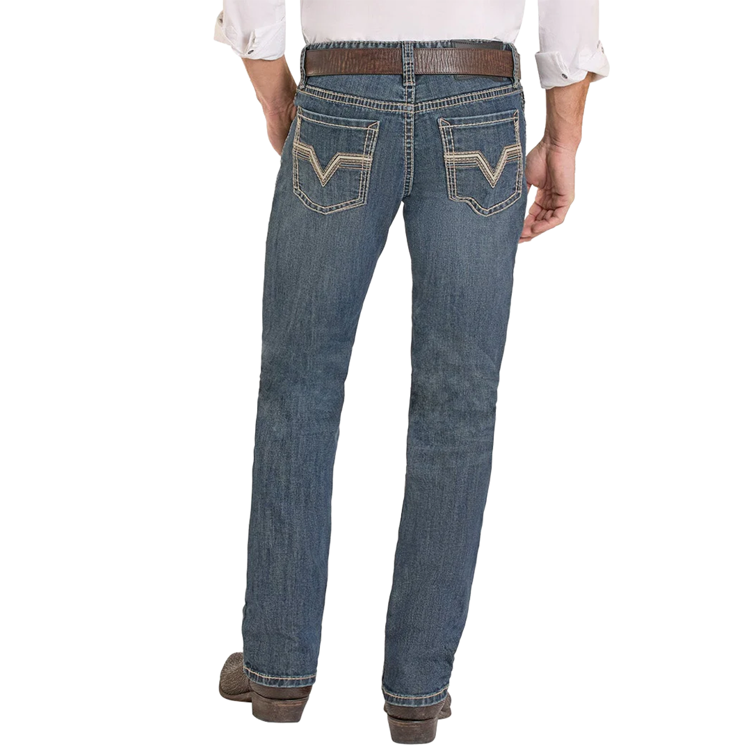 Rock & Roll Denim Men's Slim Fit Straight Leg Jeans
