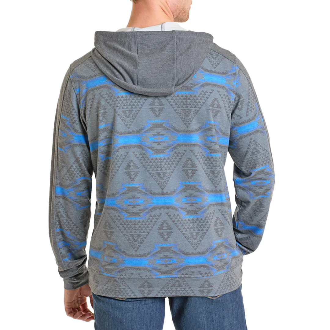 Rock & Roll Denim Men's Aztec Performance Hoodie
