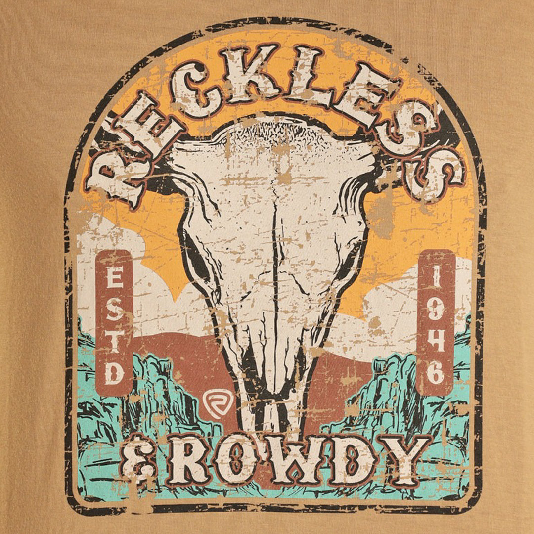 Rock & Roll Cowgirl Women's Reckless & Rowdy Graphic T-Shirt