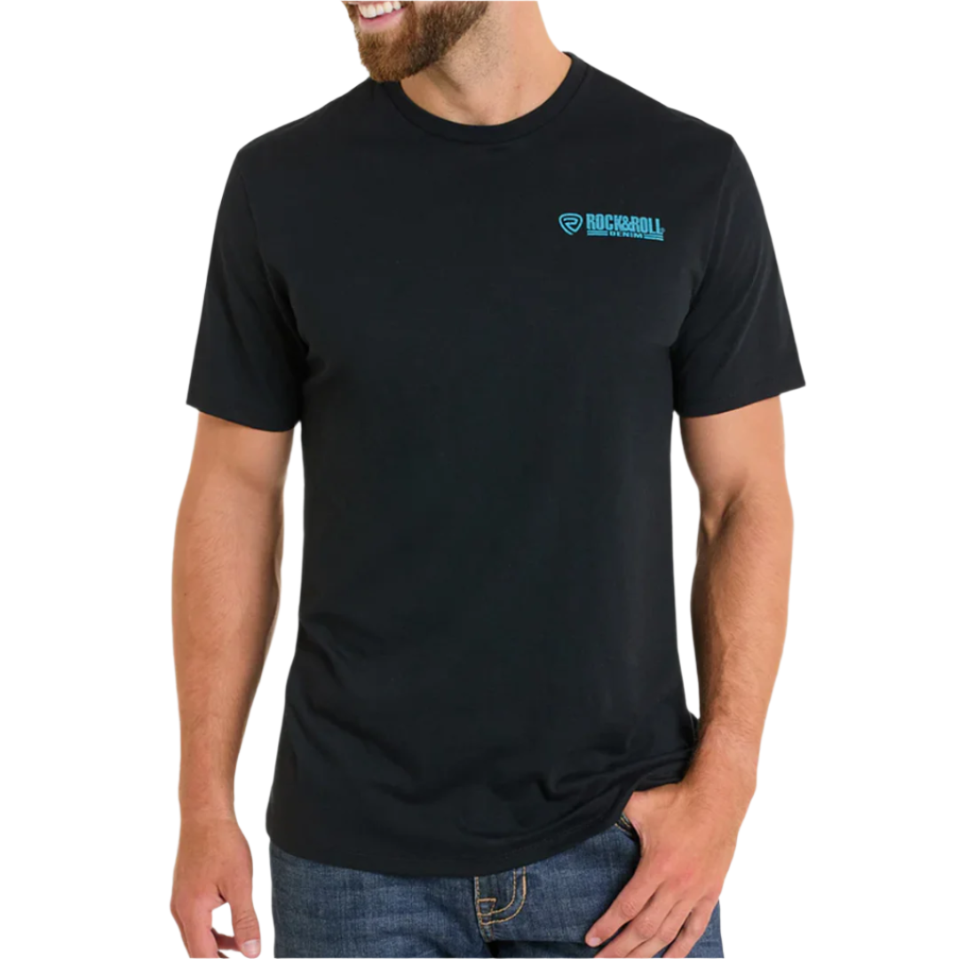 Rock & Roll Denim Men's Bull Skeleton T-Shirt