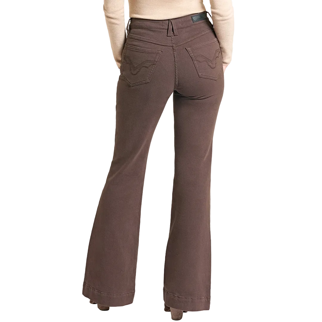 Rock & Roll Denim Women's Signature Pocket High Rise Trouser Jeans