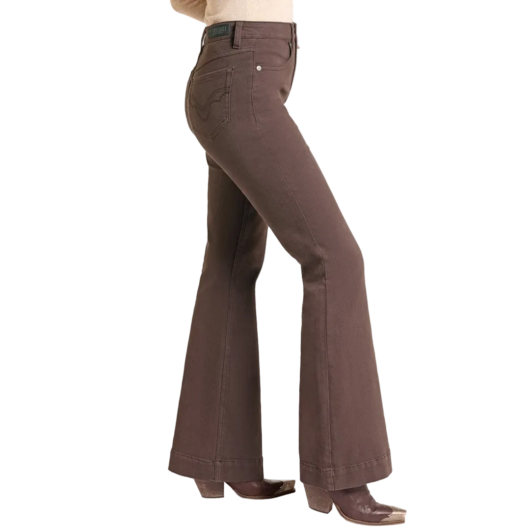 Rock & Roll Denim Women's Signature Pocket High Rise Trouser Jeans