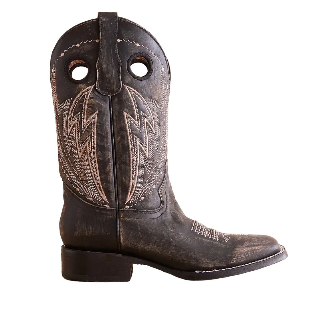 Circle G Men's Distressed Leather Cowboy Boot