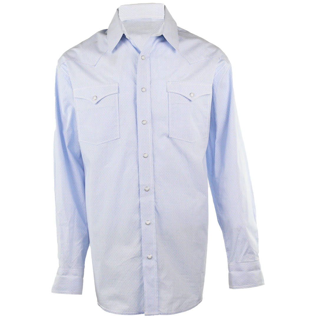 Panhandle Slim Men's Plaid Long Sleeve Snap Shirt