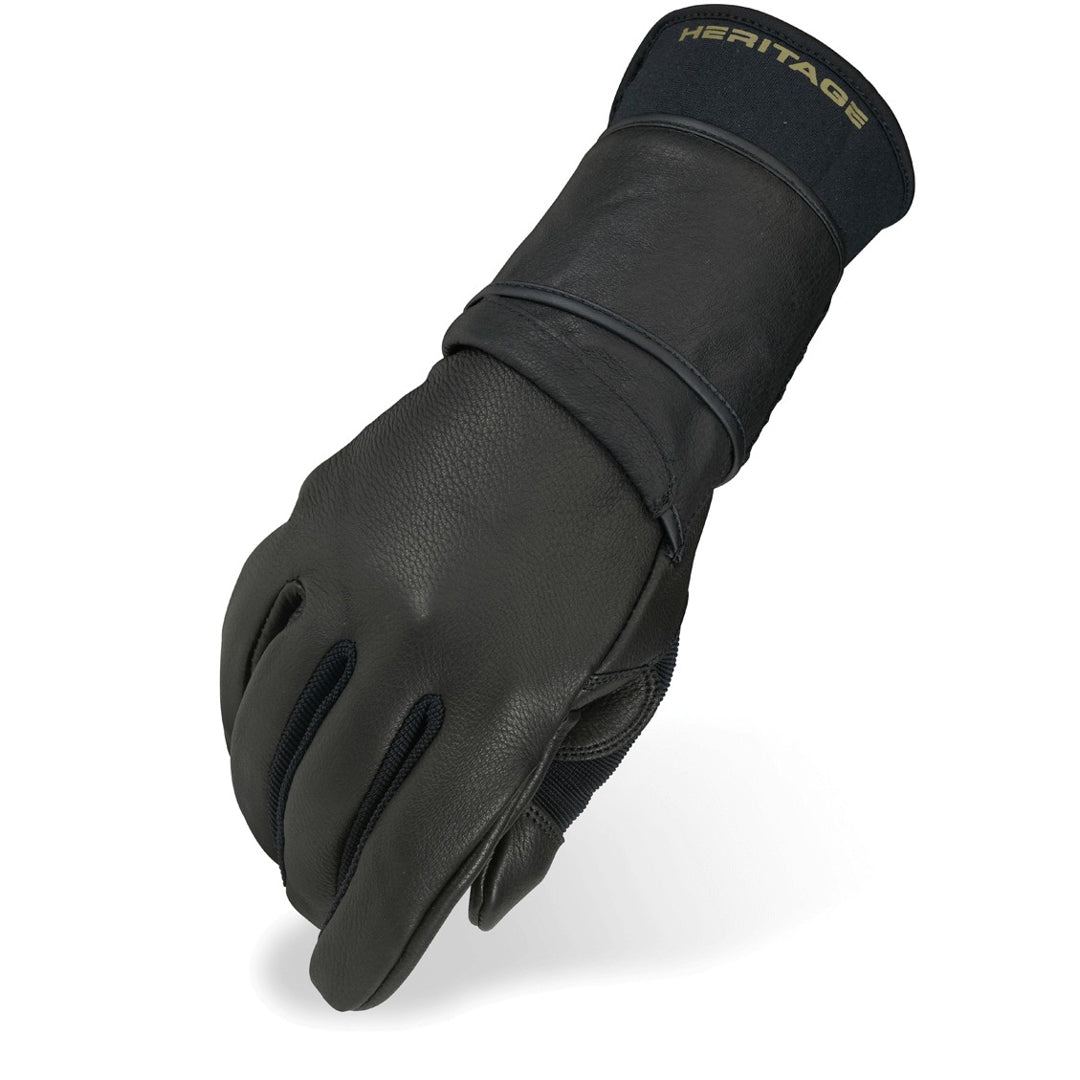 Heritage Gloves Left Handed Pro 8.0 Bull Riding Gloves