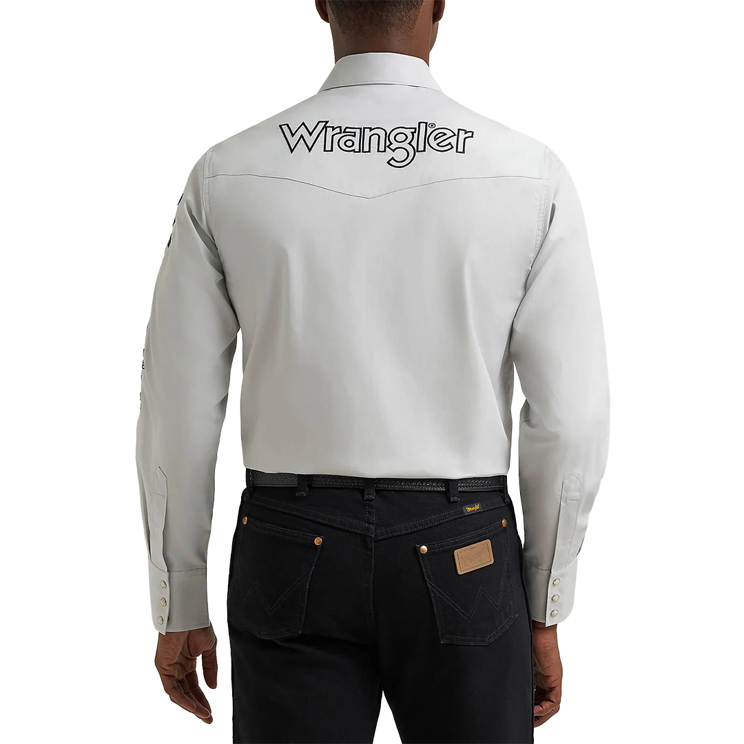 Chemise à manches longues boutonnée à motif écossais Wrangler Rétro Premium pour homme