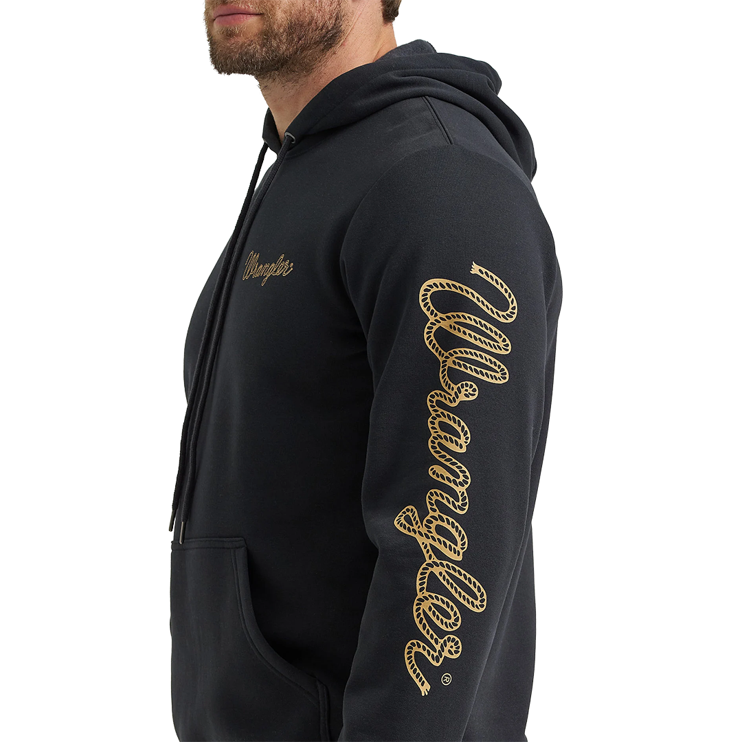 Wrangler Men's Rope Logo Hoodie