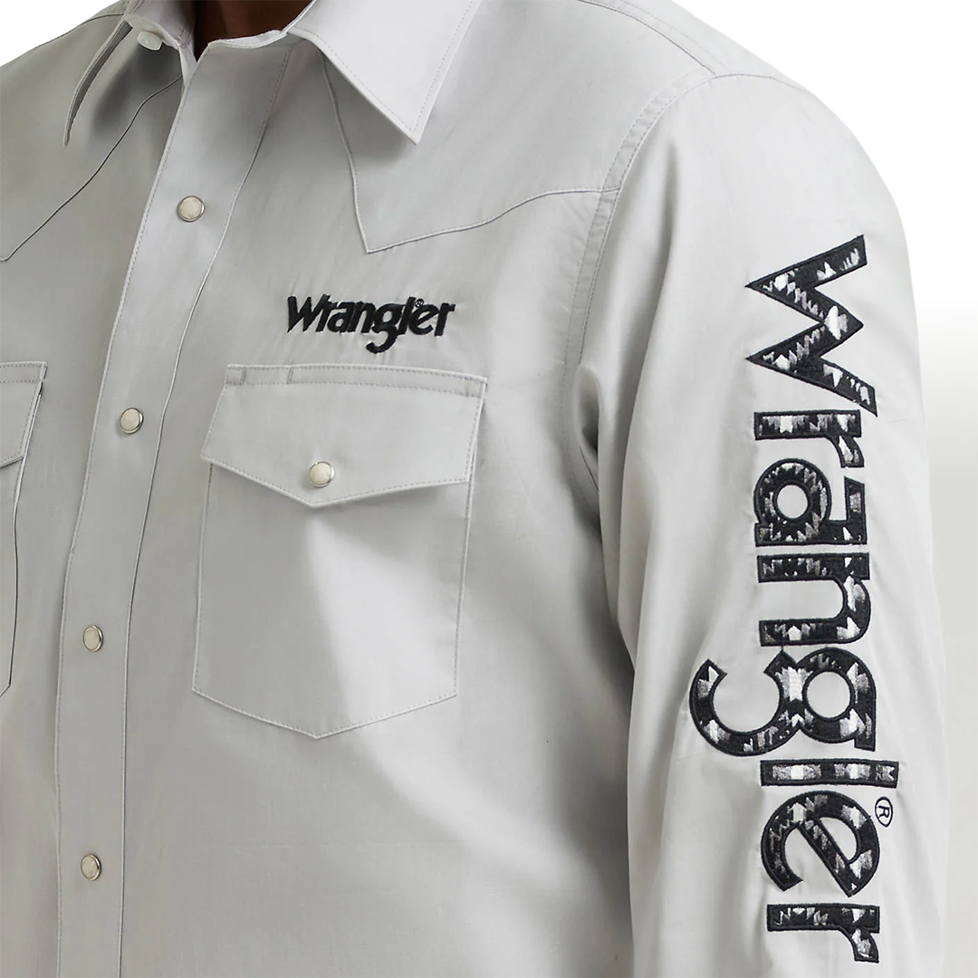 Chemise à manches longues boutonnée à motif écossais Wrangler Rétro Premium pour homme