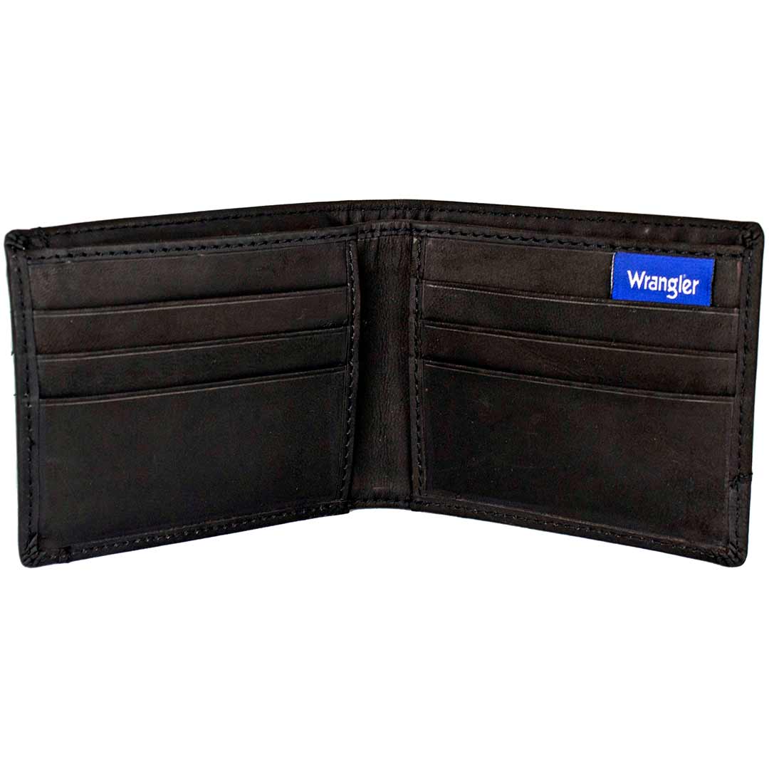 Wrangler Men's Card Case Bifold Wallet Lammle's Lammle's Western Wear