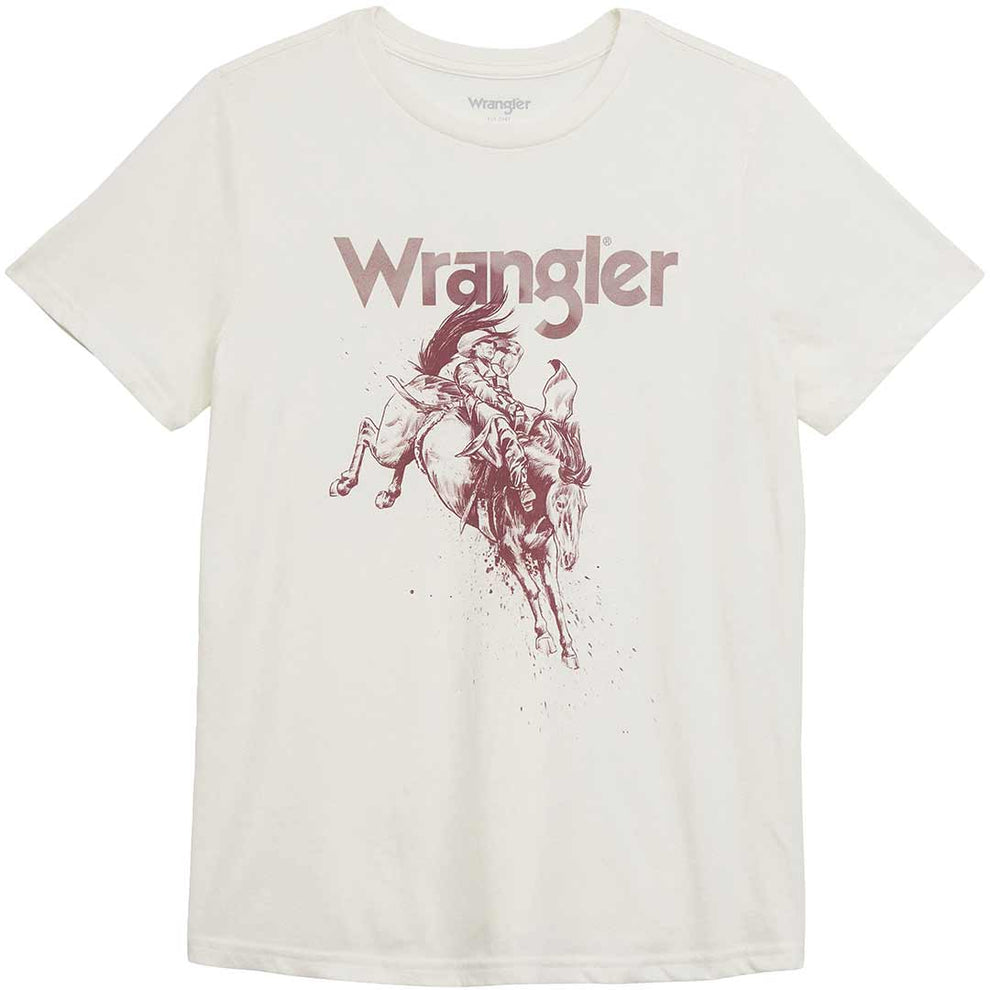 Wrangler Women's Cowboy Logo Graphic T-Shirt