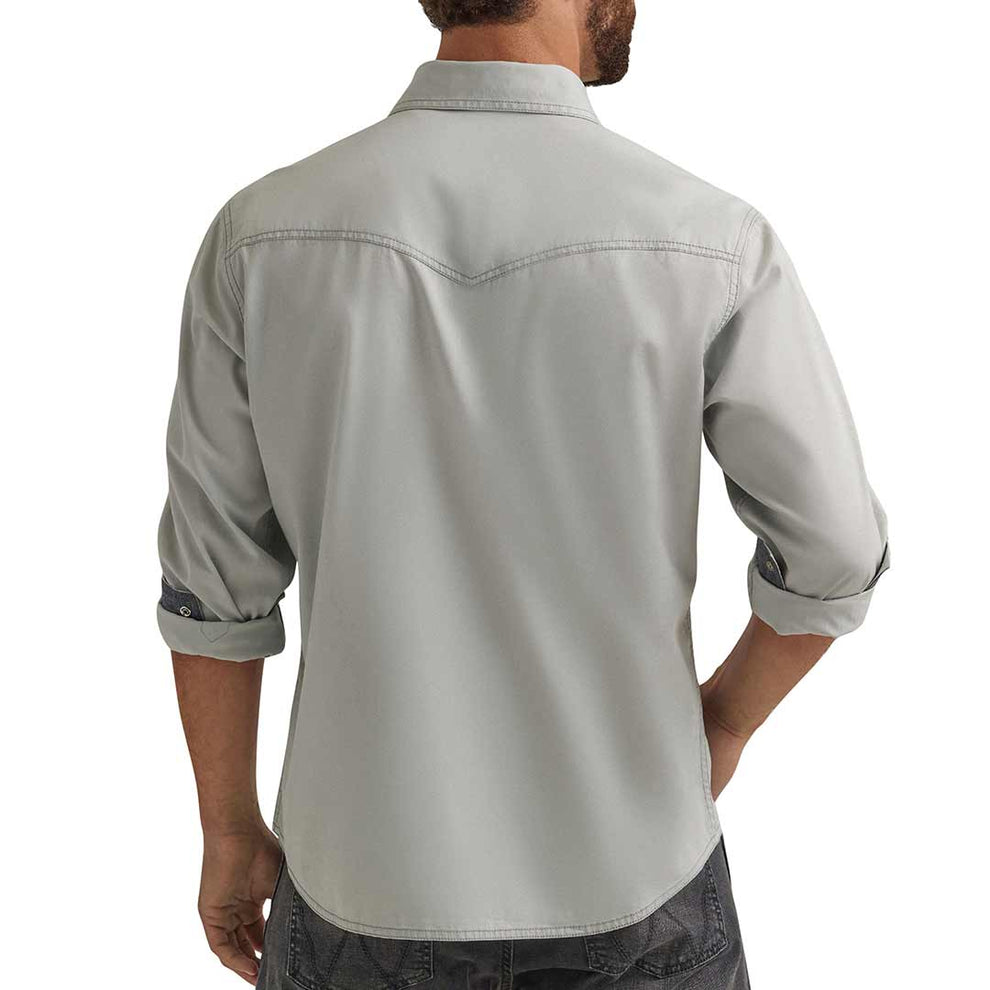 Wrangler Men's Retro Premium Solid Snap Shirt