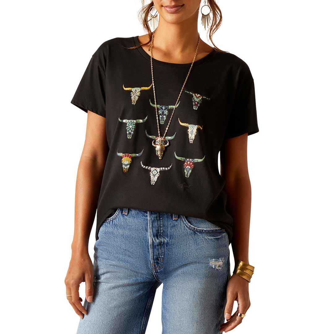 Ariat Women's Deco Skulls T-Shirt