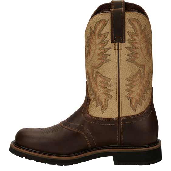 Justin Stampede Men's Superintendent Cowboy Boot