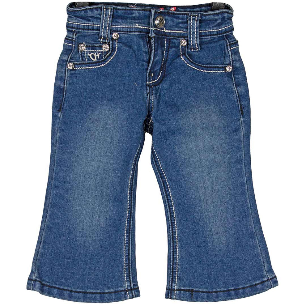 Cowgirl Hardware Toddler Girls' Horse Bootcut Jeans