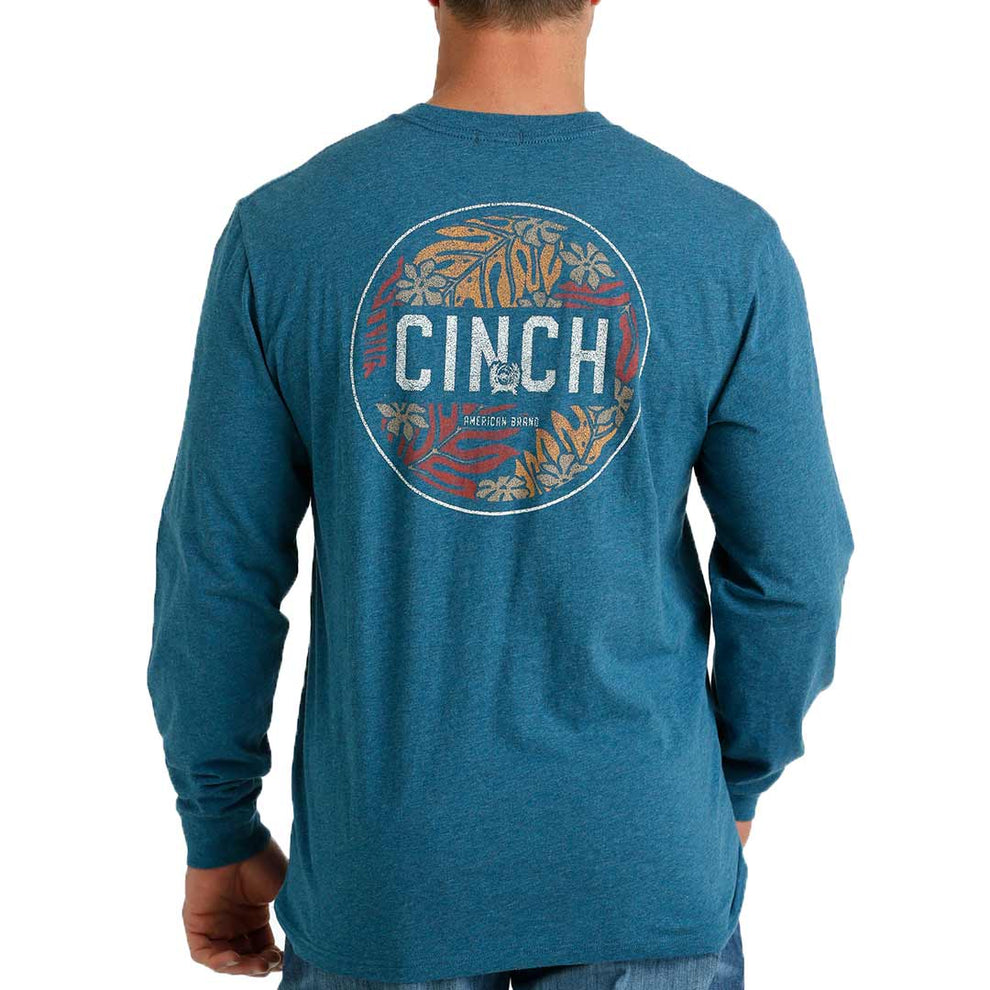 Cinch Men's Long Sleeve Logo T-Shirt