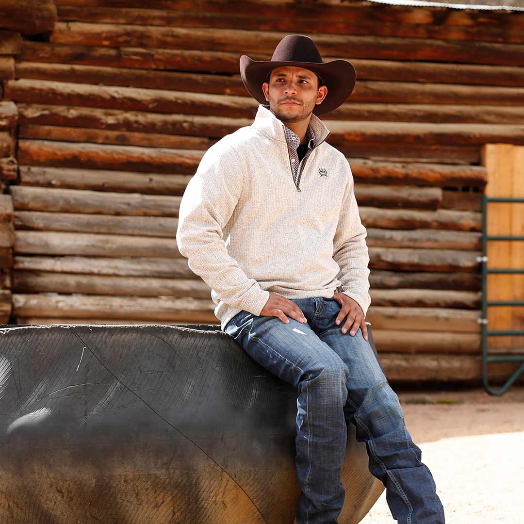 Cinch Men's 1/4 Zip Pullover Sweater